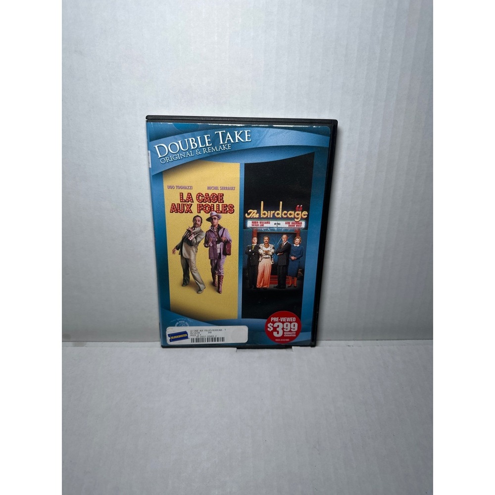 Double Take La Cage aux Folles and The Birdcage DVD Set Original Remake Comedy